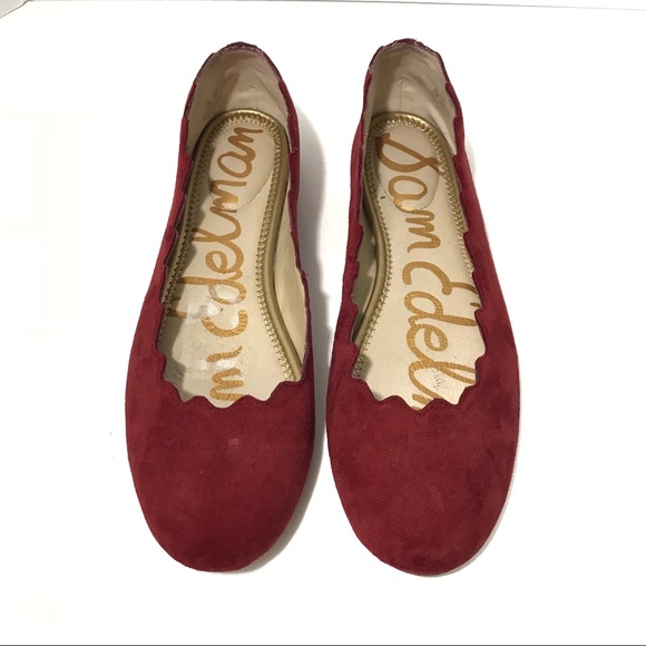 sam edelman burgundy flats